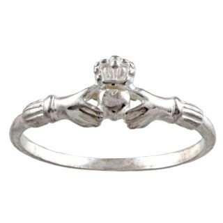 Silvermoon Sterling Silver Claddagh Ring Today $12.09 4.3 (11 reviews