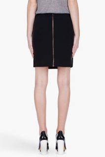 Rag & Bone Black Leather Trim Vanhi Skirt for women