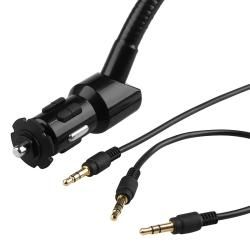BasAcc Black All in one FM Transmitter with 3.5 mm Audio Cable