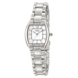 Caravelle Womens Bracelet White Dial Stainless Steel Watch