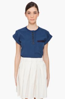 Marc Jacobs Blue Cargo Top for women