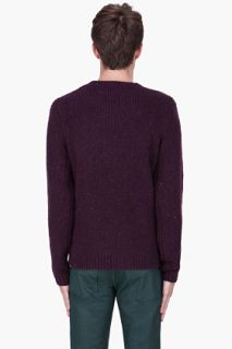 Rag & Bone Dark Purple Vail Sweater for men