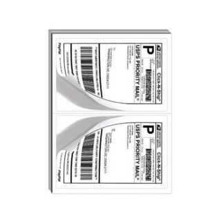 Paypal ClickNShip shipping Labels ( 8.5x5.5 ) 1000 pack Today $44.99