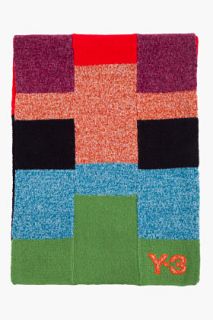 Y 3 Multicolor Patchwork Wool Nomad Scarf for men
