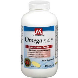 Members Mark Omega 3, 6, 9 Dietary Supplement 1000 Mg