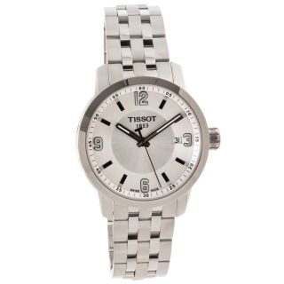 Tissot Mens PRC 200 Stainless Steel Silver Dial Watch Today: $379