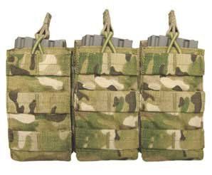 MOLLE Pouches   Tactical Open Top Triple AR / M4 / M16 Mag