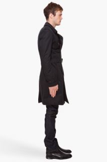 McQ Alexander McQueen Black Trench Coat for men