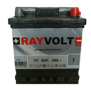 Batterie auto RAYVOLT RV0 40AH 340A   Achat / Vente BATTERIE VÉHICULE