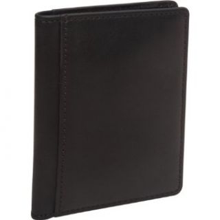 Bosca Tacconi Leather Slimfold Wallet (Tacconi Black (224)) Clothing