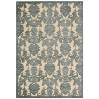 Graphic Illusions Damask Teal Rug (79 x 1010) Today: $393.99 4.0 (1