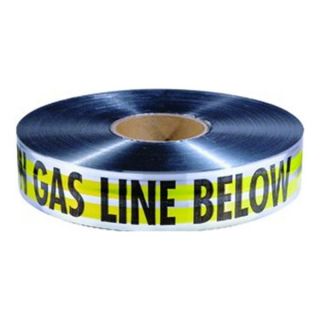Empire Level Mfg. Corp. 31 140 2x1000 Ylw/Slv Caution Gas Line Below