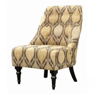 Ikat Brown Chenille Fabric Club Chair Today: $341.99