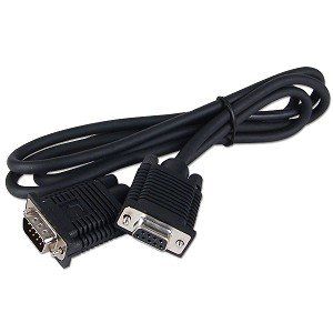 58 9 pin Serial (RS 232) Cable (Black): Electronics