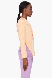 3.1 Phillip Lim Orange Silk Cropped Blazer for women