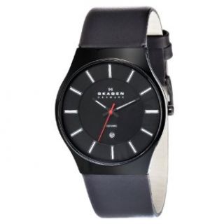 Skagen Mens 233XLCLB Ceramic Black Dial Watch Watches