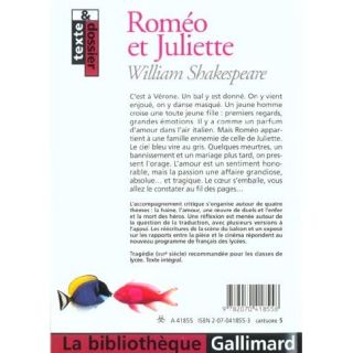 Roméo et juliette   Achat / Vente livre William Shakespeare pas cher
