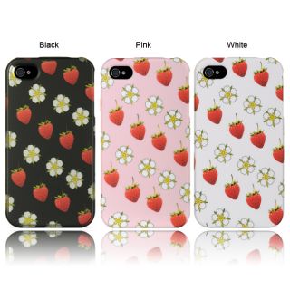 Luxmo Apple iPhone 4/ 4S Strawberry Rubber Case