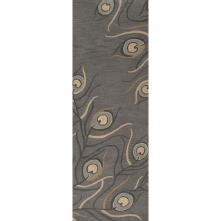 Hand tufted Cirrus Pewter Floral Wool Rug (26 x 8) Today $226.99