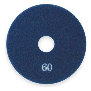 MK Diamond Products 155796 Polishing Pad, Blue 60 Grit, 4 In, Wet