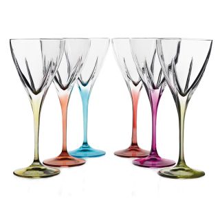 Lorren Home Trend Fusion Multicolor Water Goblets (Set of 6) Today $