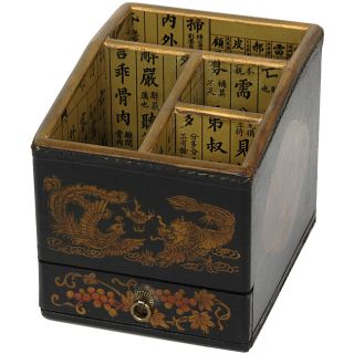 Oriental Home Black Lacquer Desk Organizer (China) Today $44.00 5.0