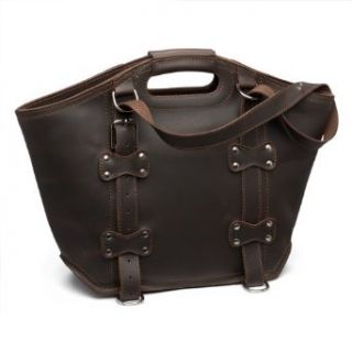 Saddleback Leather Tote Bag Large, Dark Coffee Brown
