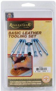 Real Leather Crafts Basic Leather Tooling Set Arts