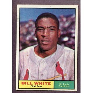 1961 Topps #232 Bill White Cardinals NR MT 199242 Kit