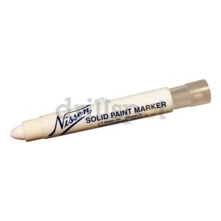 Nissen 00300 Solid Paint Marker, White