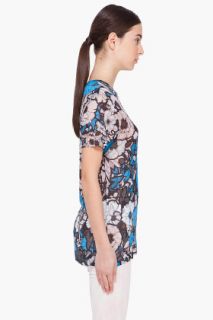 Christopher Kane Floral Print Modal T shirt for women