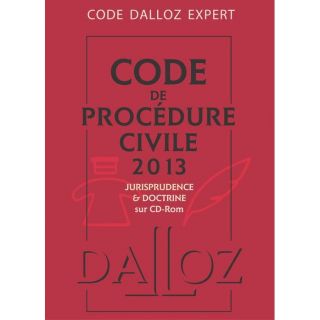 Code de procédure civile (édition 2013)   Achat / Vente livre