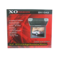 XO Vision 10.4 inch Flip down Monitor