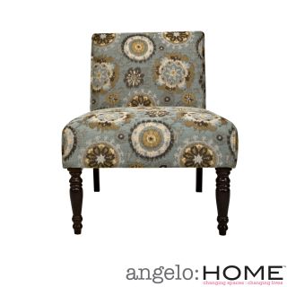 angeloHOME Bradstreet Vintage Tapestry Blue Chair
