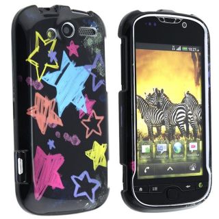 Snap on Black Chalkboard Star Case for HTC myTouch 4G