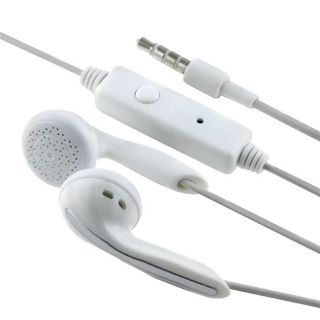 White 3.5mm Stereo Headset with On Off Switch Today $5.62