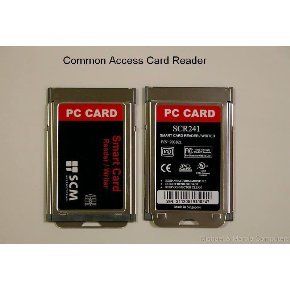 SCM SCR241 Common Access Card Smartcard Reader For Laptop
