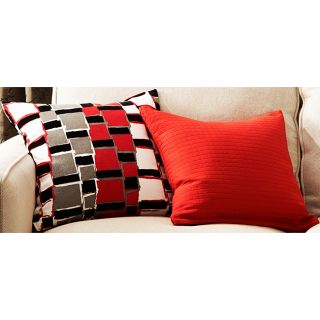Urban Exchange Red Decorative Pillows (Set of 2)
