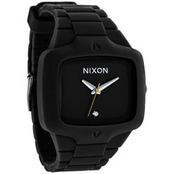 Nixon Mens Black Rubber Player Watch Today $159.99