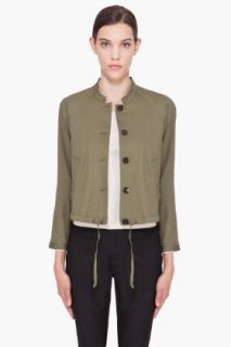 Marc By Marc Jacobs Olive Green Flynt Twill Jacket for women