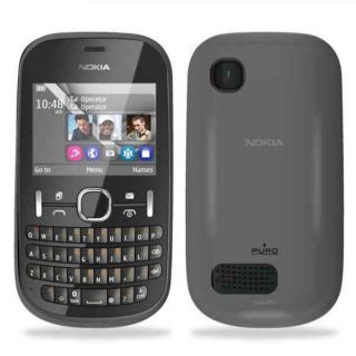 201   Housse silicone noire Puro pour Nokia Asha 201… Voir la
