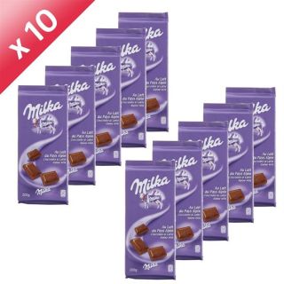 MILKA Chocolat au Lait 10x200gr   Achat / Vente CHOCOLAT EN TABLETTE