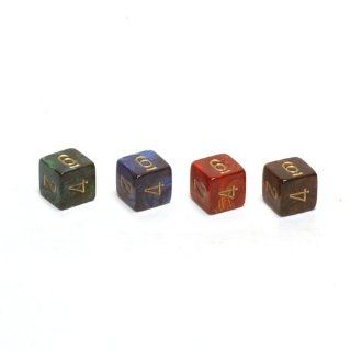 Chessex Scarab 16mm Dice, d6 with numbers Assorted Colors