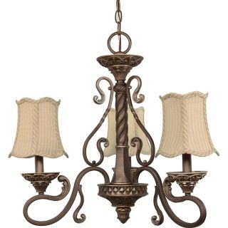 Nuvo Lighting Celeste 3 light Gold Coast Finish Chandelier Today $