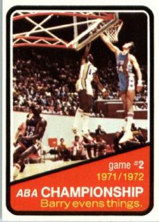 1972 73 Topps Basketball #241 ABA Championship 1 Indiana