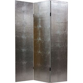 Faux Leather Silver Crocodile Room Divider (China) Today $153.00 3.3