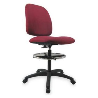 Approved Vendor 2UMT8 Drafting Chair, 45 1/2 In H, Brgndy