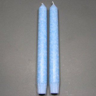 Pair of 9 Light Blue Chakra Taper Candles, Aloha Bay, Color Therapy