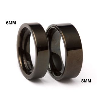 Mens Tungsten Black Carbide Flat Ring Today: $36.99 4.2 (12 reviews