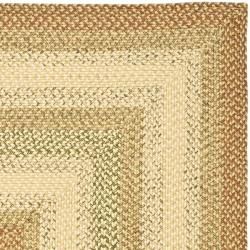 Hand woven Indoor/Outdoor Reversible Multicolor Braided Rug (9 x 12